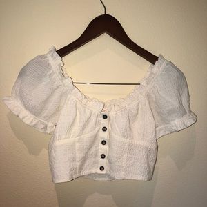 Milkmaid crop top
